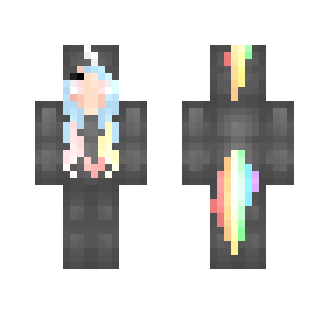 ~Black Unicorn Onesie!~ - Female Minecraft Skins - image 2
