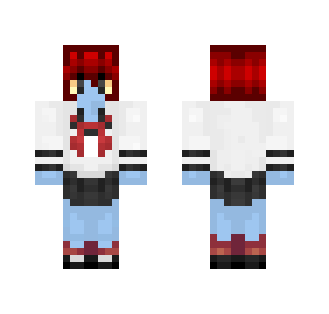 Undynes school outfit - Interchangeable Minecraft Skins - image 2