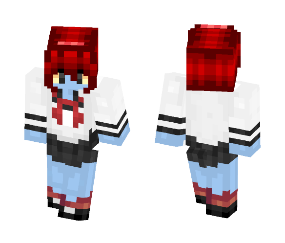 Undynes school outfit - Interchangeable Minecraft Skins - image 1