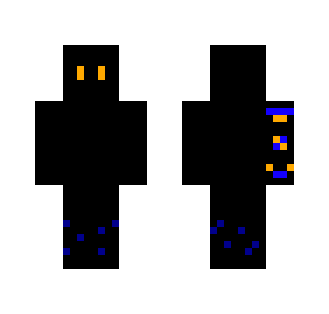 Dark | Blue and Orange | NinjaBot - Other Minecraft Skins - image 2