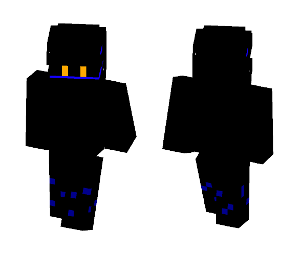 Dark | Blue and Orange | NinjaBot - Other Minecraft Skins - image 1