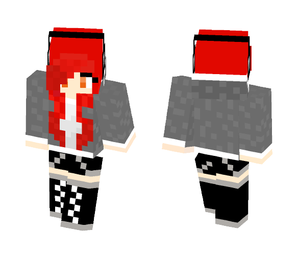 red girl - Girl Minecraft Skins - image 1