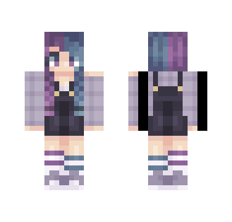 ~ Purple Flanel - Female Minecraft Skins - image 2
