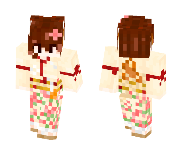 ◊Haru Kitsune◊ - Female Minecraft Skins - image 1
