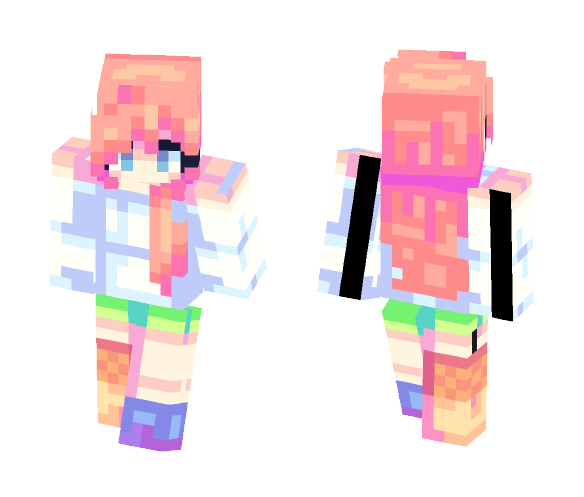 Coral reef at dawn - Female Minecraft Skins - image 1