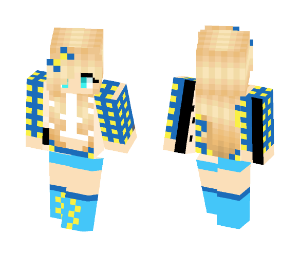Blond Cute Girl (Alex) - Cute Girls Minecraft Skins - image 1