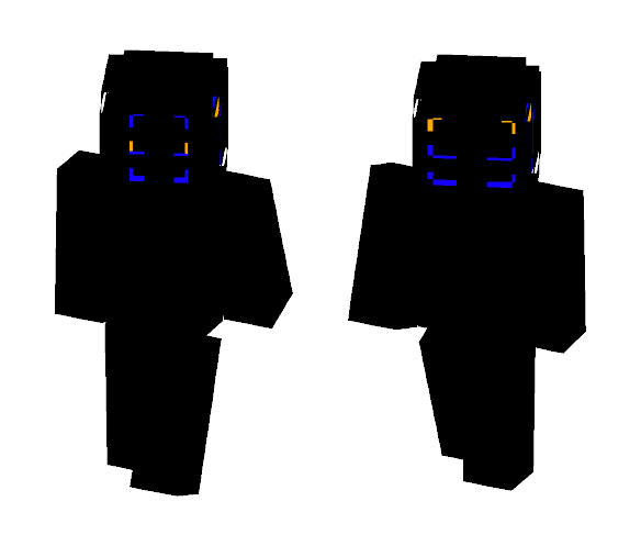 Dark | Blue and Orange | Robot - Other Minecraft Skins - image 1