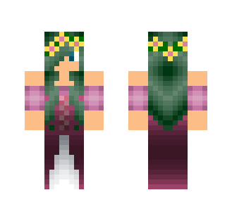Green Haired Princess! - Female Minecraft Skins - image 2