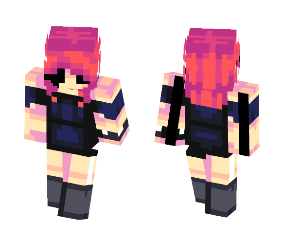 o so edgy. || sucker for pain - Female Minecraft Skins - image 1