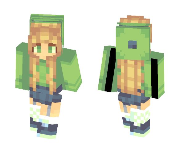 Green Bean [Alex] - Female Minecraft Skins - image 1