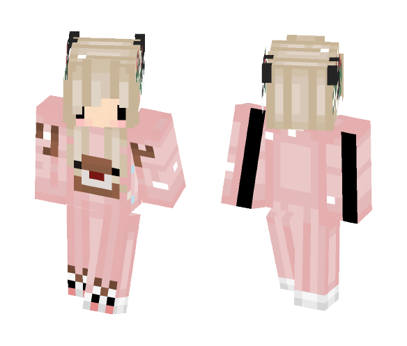 ♥ MerryChristmas Pink girl ♥ - Christmas Minecraft Skins - image 1