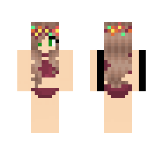 A Cute Girl In A Bikini - Cute Girls Minecraft Skins - image 2