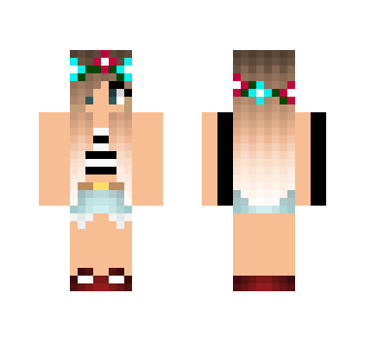 Cute summery Girl - Cute Girls Minecraft Skins - image 2