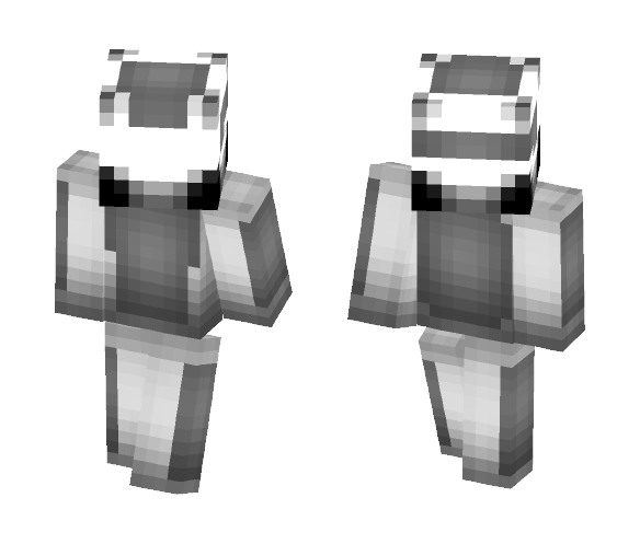 White Robot With Two Shields - Other Minecraft Skins - image 1