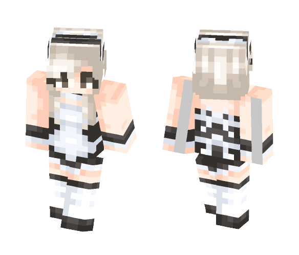 Maid! {Inspired by Maid Cafés} - Female Minecraft Skins - image 1