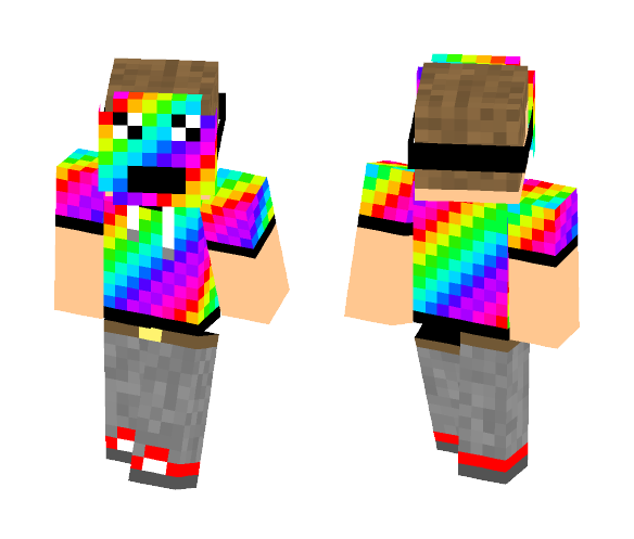 rainbow mask - Male Minecraft Skins - image 1