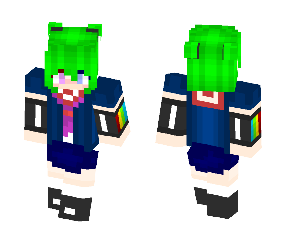 Akasha High Uniform: Shiro~Chan - Female Minecraft Skins - image 1