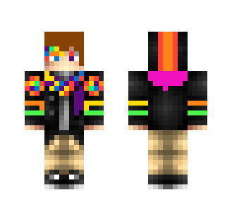 Rainbow Jettems - Male Minecraft Skins - image 2