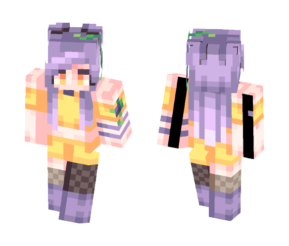 Wyntar & Valeri // Pastel Snow - Female Minecraft Skins - image 1