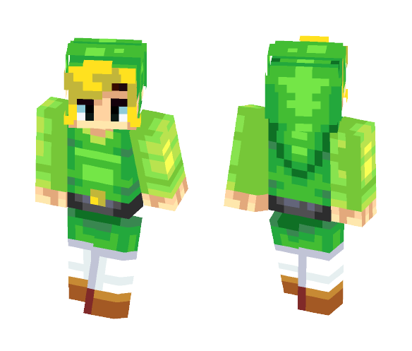 Toon Link [The Legend of Zelda] - Male Minecraft Skins - image 1