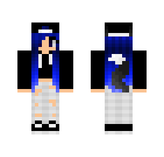 blue wolf girl - Girl Minecraft Skins - image 2