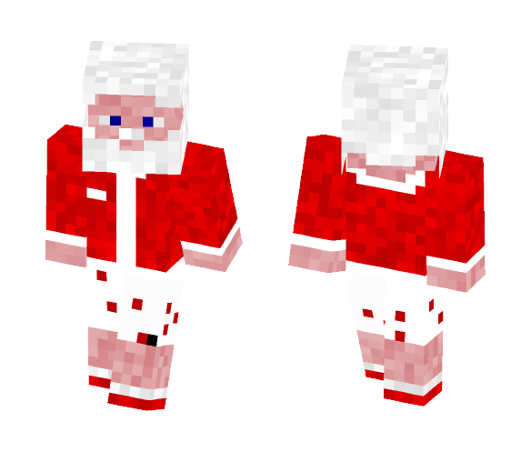Santa Claus in pajamas