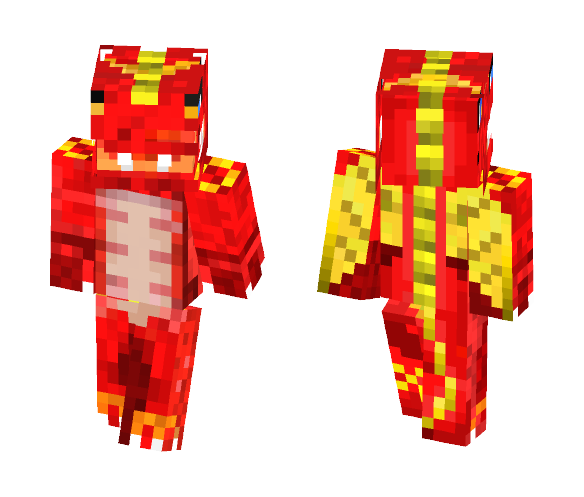 Red General Dragon - Male Minecraft Skins - image 1