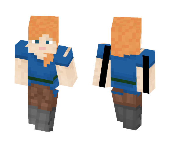 BlueShirtAlex - Female Minecraft Skins - image 1