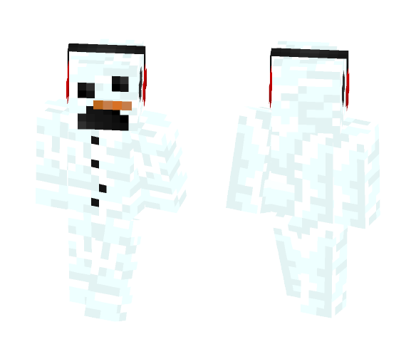 Horrified Snowman - Interchangeable Minecraft Skins - image 1