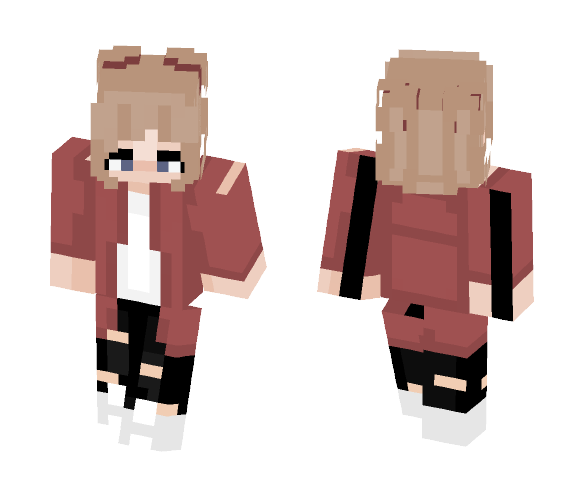 i really like this // my cereal - Female Minecraft Skins - image 1