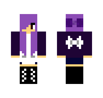 purple with an apron - Female Minecraft Skins - image 2