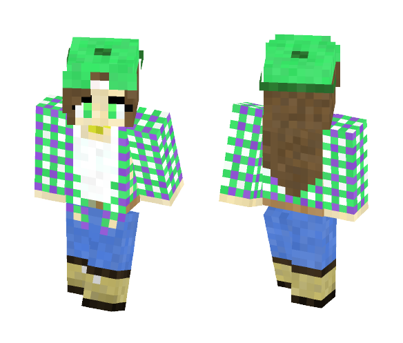 Me Irl (Lumberjack-ish girl) - Female Minecraft Skins - image 1