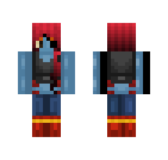 Undyne,Requested - Other Minecraft Skins - image 2