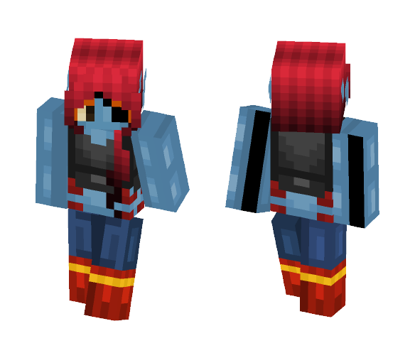 Undyne,Requested - Other Minecraft Skins - image 1