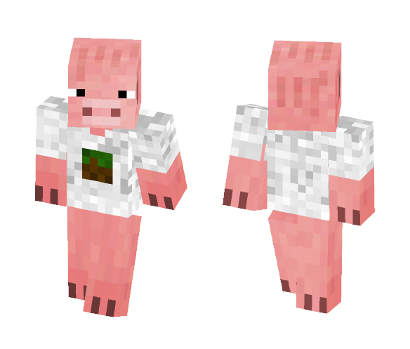 Pig With Shirt - Male Minecraft Skins - image 1