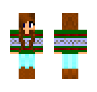 Brown Haired Girl Skin - Color Haired Girls Minecraft Skins - image 2