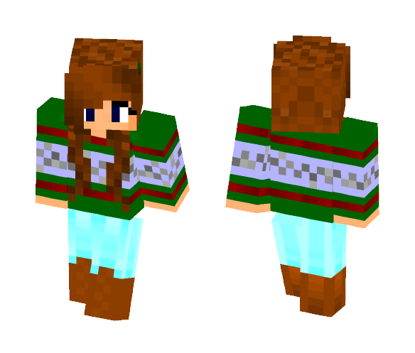 Download Brown Haired Girl Skin Minecraft Skin For Free