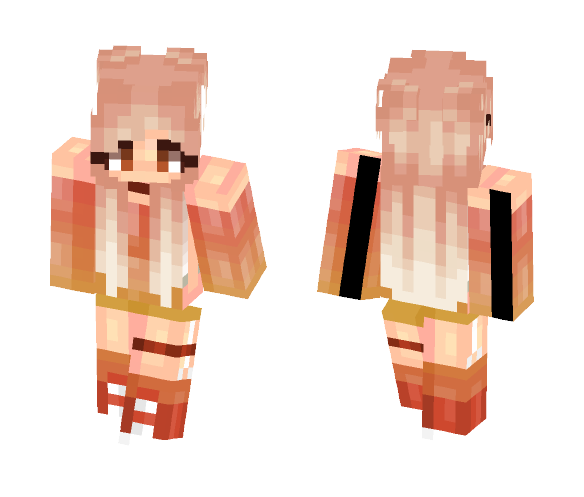 ~Sunset~ ✨FallØutDisco✨ - Female Minecraft Skins - image 1