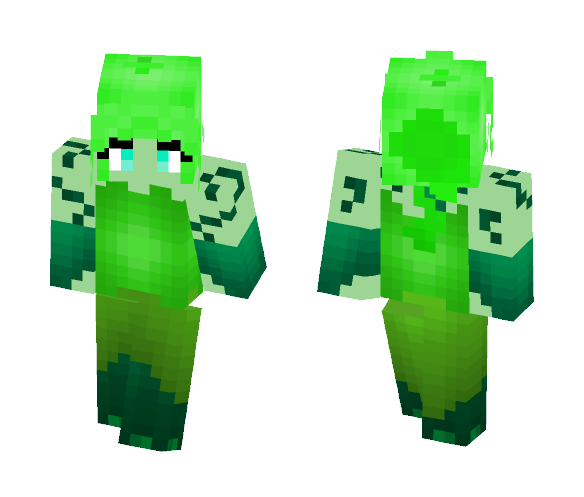 Jadeite Sylphid (Elemental of Aer - Female Minecraft Skins - image 1