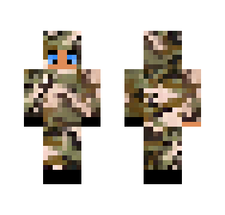 Camouflage Winter Style - Male Minecraft Skins - image 2
