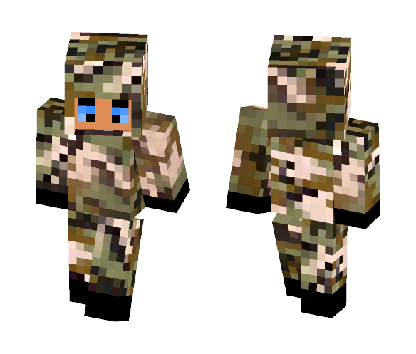 Camouflage Winter Style - Male Minecraft Skins - image 1