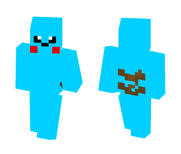 Shiny Blue Pikachu - Male Minecraft Skins - image 1