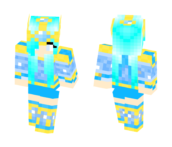 Ice Warrior - Female Minecraft Skins - image 1