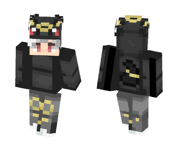 Umbreon male onesie - Male Minecraft Skins - image 1