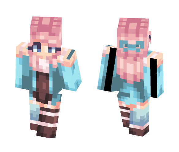 Turquoise Seas - Female Minecraft Skins - image 1
