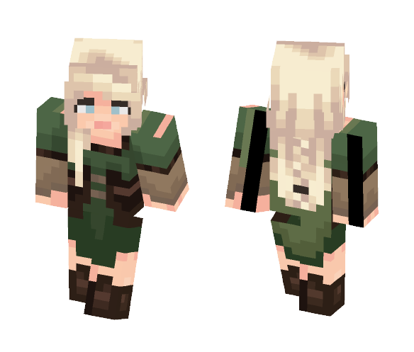 [LOTC] an elvish beauty [✘] - Female Minecraft Skins - image 1