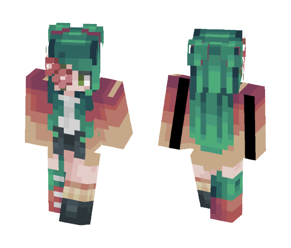 ~ Another Flower Face - Female Minecraft Skins - image 1