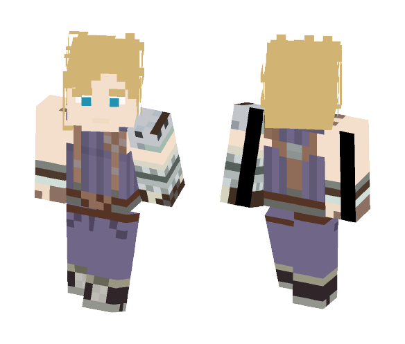 Cloud Strife (Final Fantasy 7) - Male Minecraft Skins - image 1