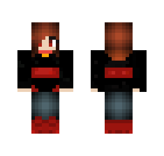 Chara with a collar - Female Minecraft Skins - image 2