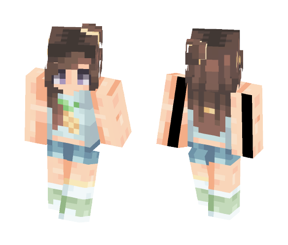 vEry PinApple - Female Minecraft Skins - image 1
